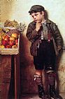 Eyeing the Fruit Stand by John George Brown